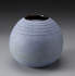 Spherical Vase Stoneware Dry Glaze Blue 15cm: SV 1-9 $135